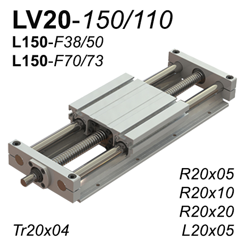 LV20-150 Lineer Vidalı Modül